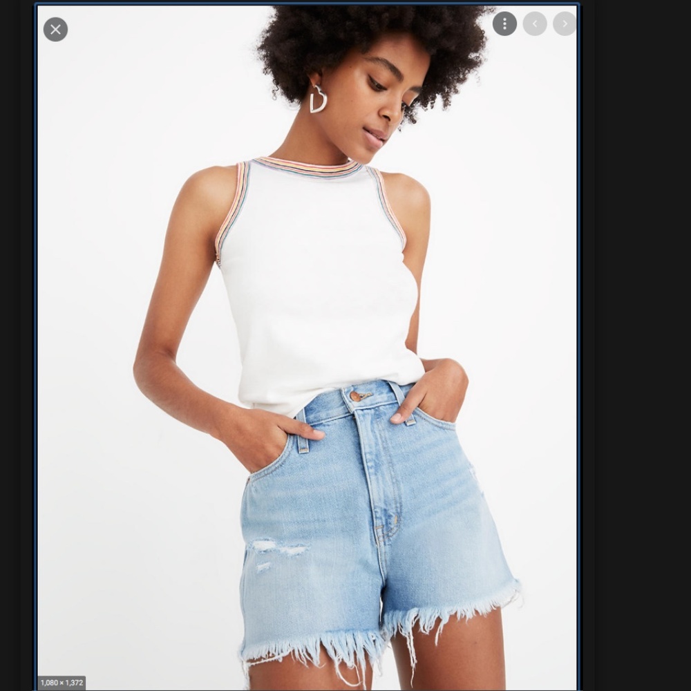 Madewell The Momjean Short Sz 29